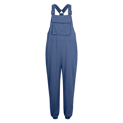 Damen-Latzhose Blau Lavendel