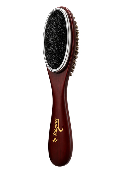 brosse a velours patin anti peluches logo la salopette