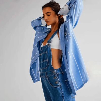 Salopette Ample en Jean Femme