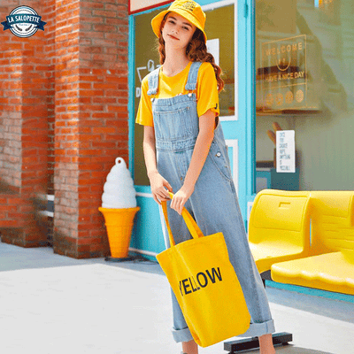 Salopette en Jean Large