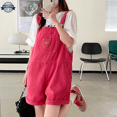 Salopette Rose Bonbon