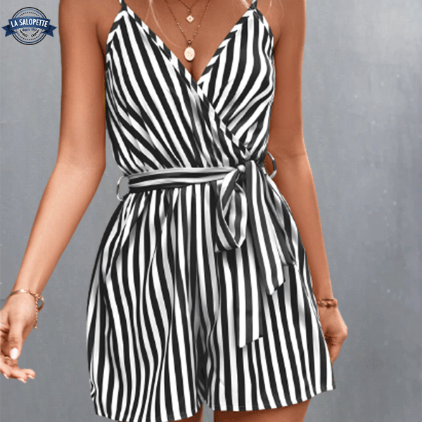 Combishort Rayures Verticales face avant