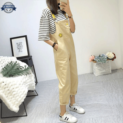 Salopette Courte Citron