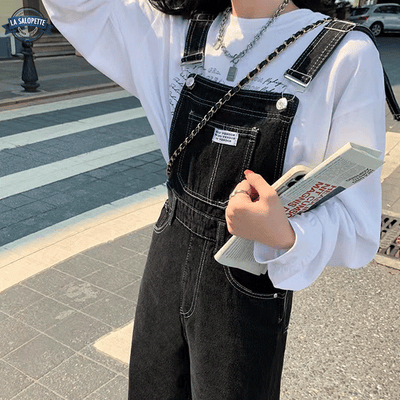 Salopette Pantalon Noir