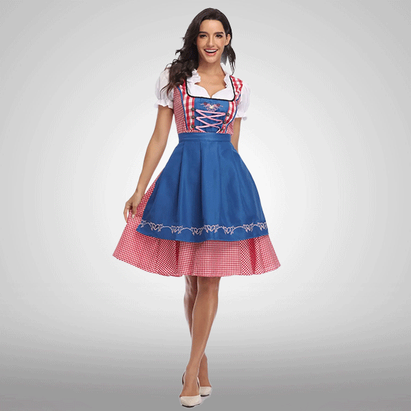 Lange Heidi Tirol Dirndl jurk roze kopen? €27,95 Lange Heidi Tirol Dirndl jurk roze kopen? €27,95
