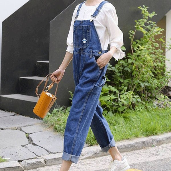 Latzhose aus Jeans Urban Style Ikigai