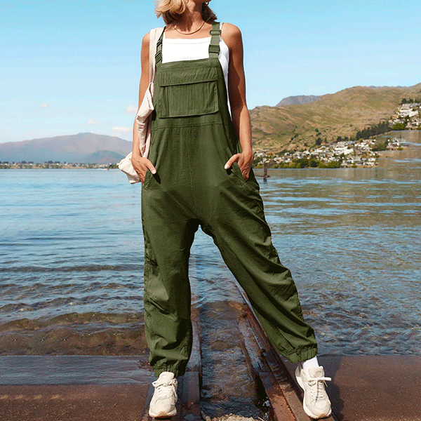 Salopette Olive Femme