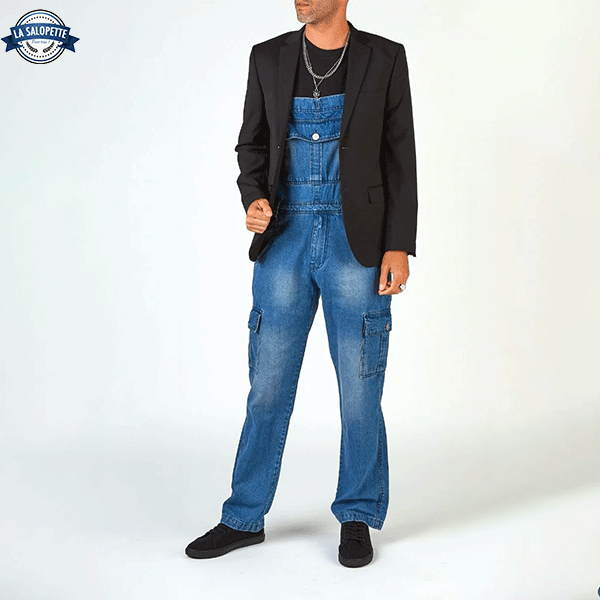 Jeans-Latzhose Urban Dunkel