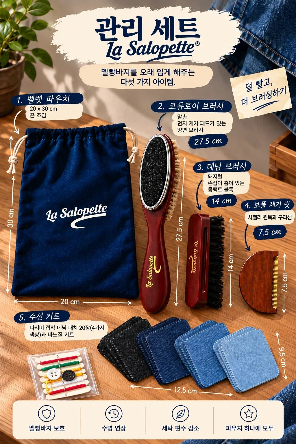 gwalli set la salopette 5 items chisu kr