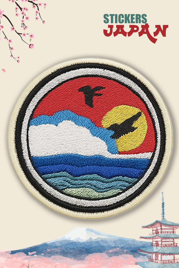 Bügelpatch Japanischer Horizon