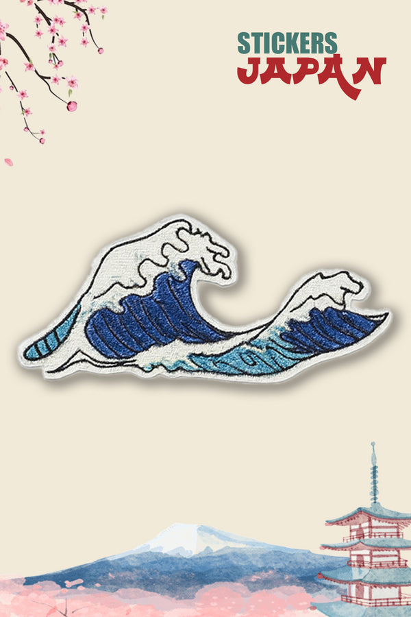 Bügelpatch Mini Kanagawa
