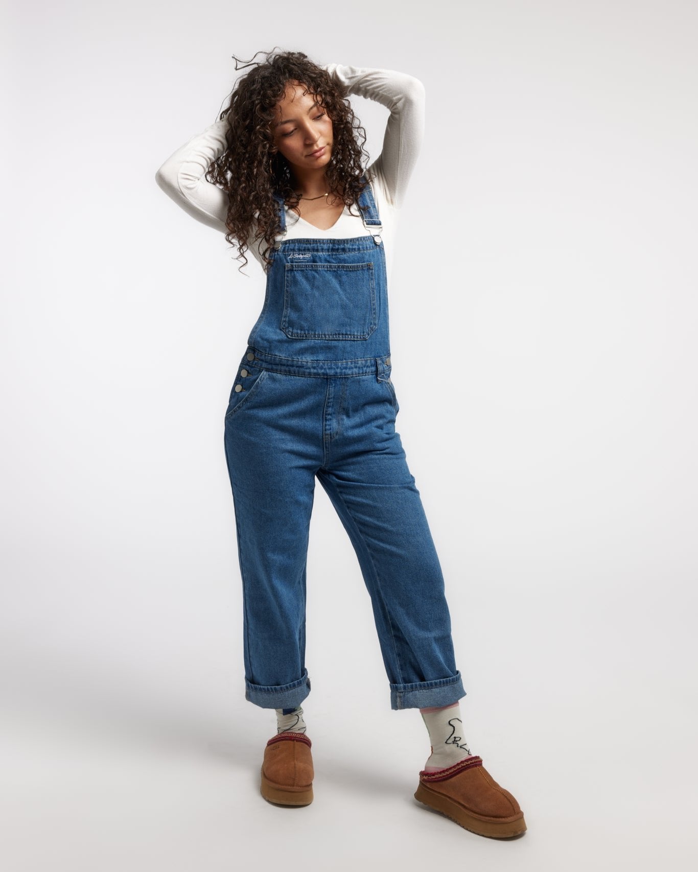 Große Jeans-Latzhose | Die Latzhose – La Salopette