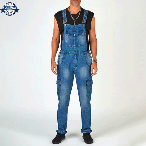 Jeans-Latzhose Urban Dunkel