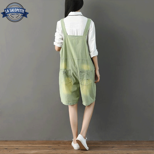 Latzhose Short Grün Pachira