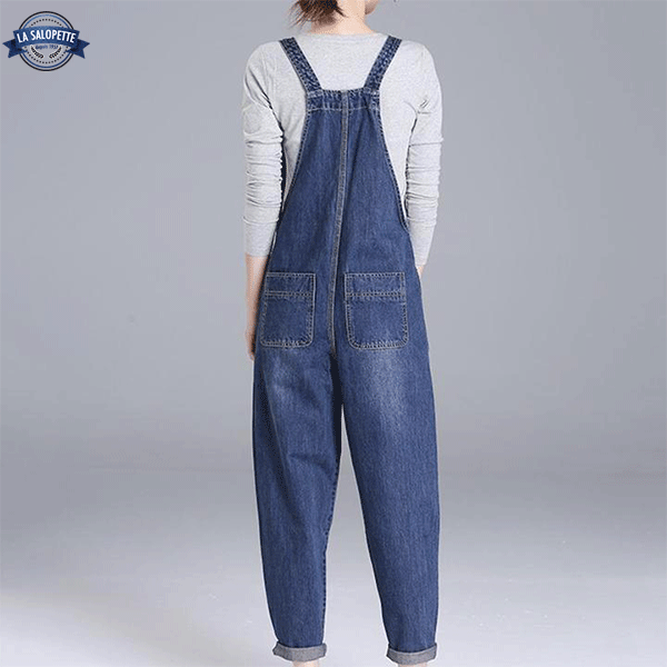 Latzhose aus Jeans Medium Blue Luna