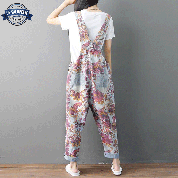Kleid Latzhose Rosa Porzellan