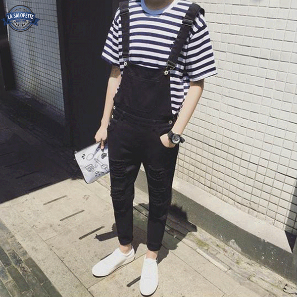 Latzhose Jeans Schulkind Staff