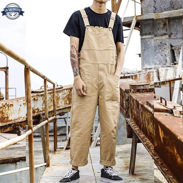 Arbeitslatzhose Beige Creme