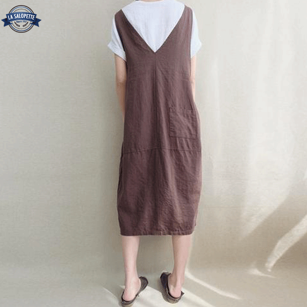 Kleid Latzhose Coffee Style Schürze