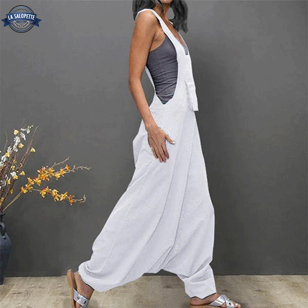 Kleid Latzhose Frau Relax