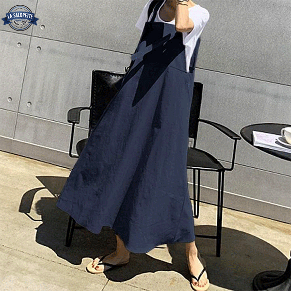 Kleid Latzhose Marineblau aia
