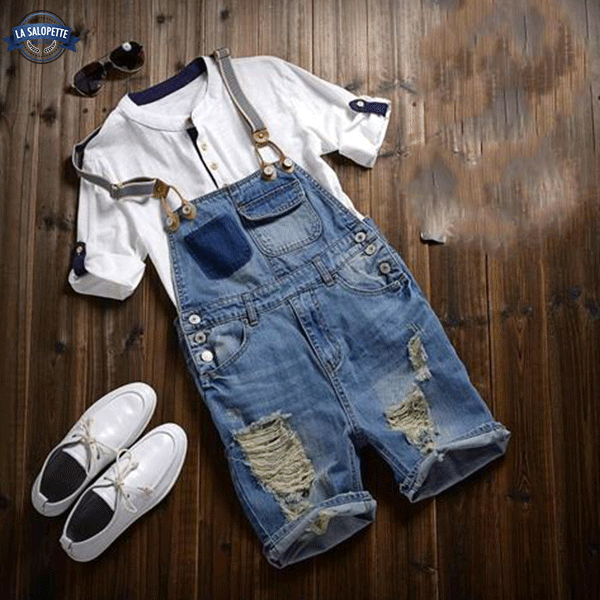 Salopette Short Bretelle Détachée