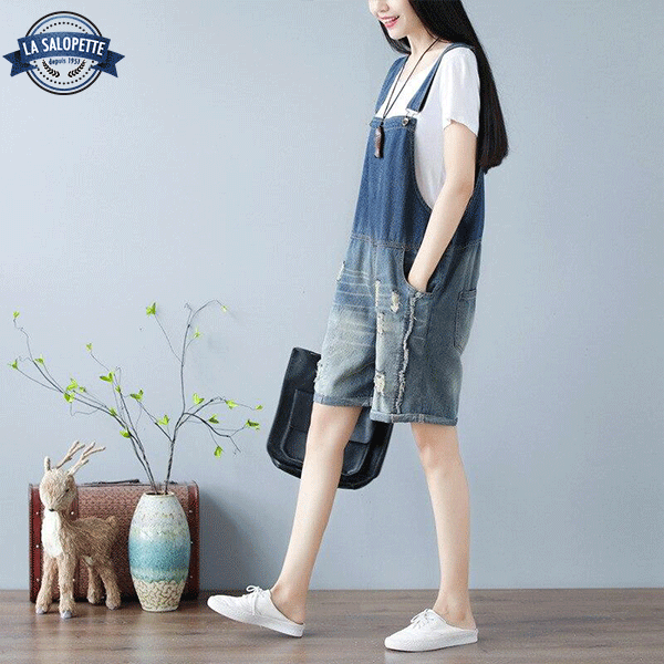 Salopette Short Style Jean
