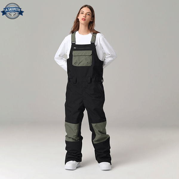 SkiGear Damen Ski-Latzhose Isoliert – Wasserabweisend, Mit 85g Isolierung, Größe S–XL