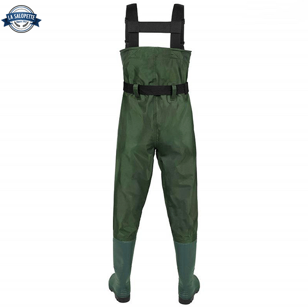 Waders Latzhose mit Stiefeln